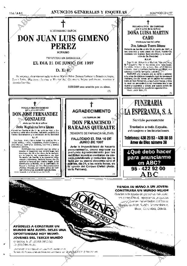 ABC SEVILLA 22-06-1997 página 114