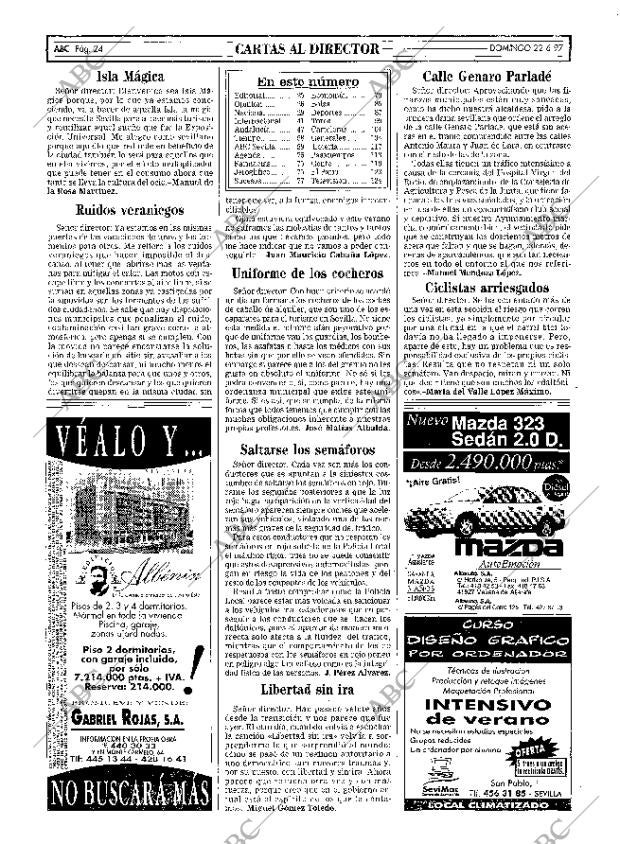 ABC SEVILLA 22-06-1997 página 24