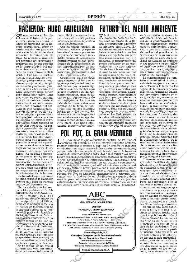 ABC SEVILLA 22-06-1997 página 25