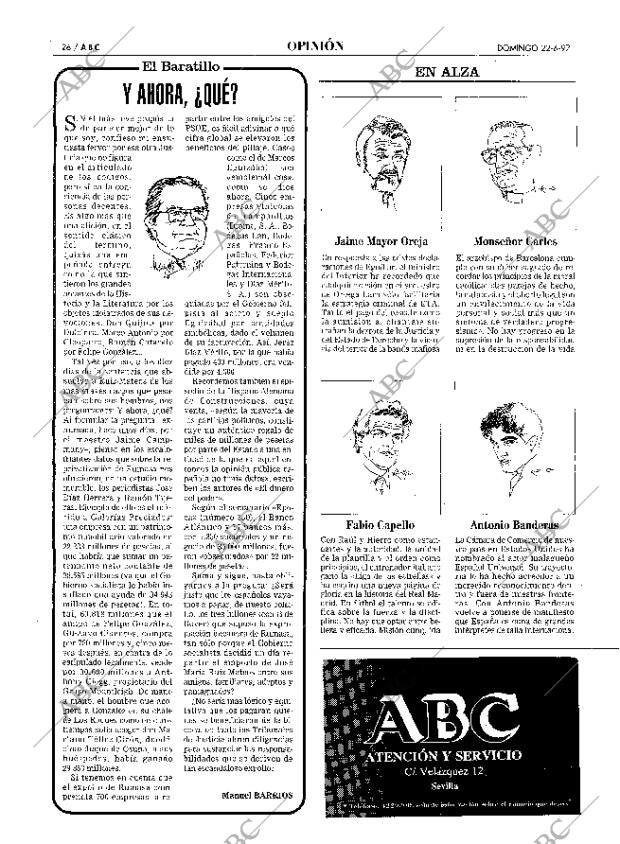 ABC SEVILLA 22-06-1997 página 26