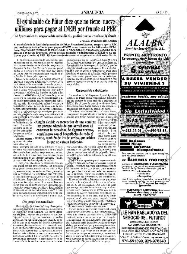 ABC SEVILLA 22-06-1997 página 53
