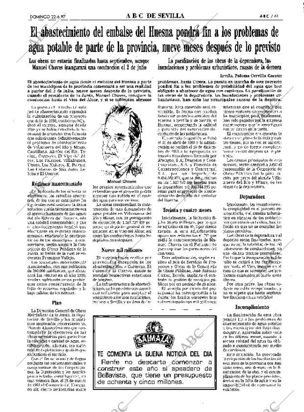 ABC SEVILLA 22-06-1997 página 61