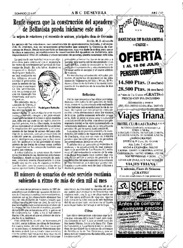 ABC SEVILLA 22-06-1997 página 63