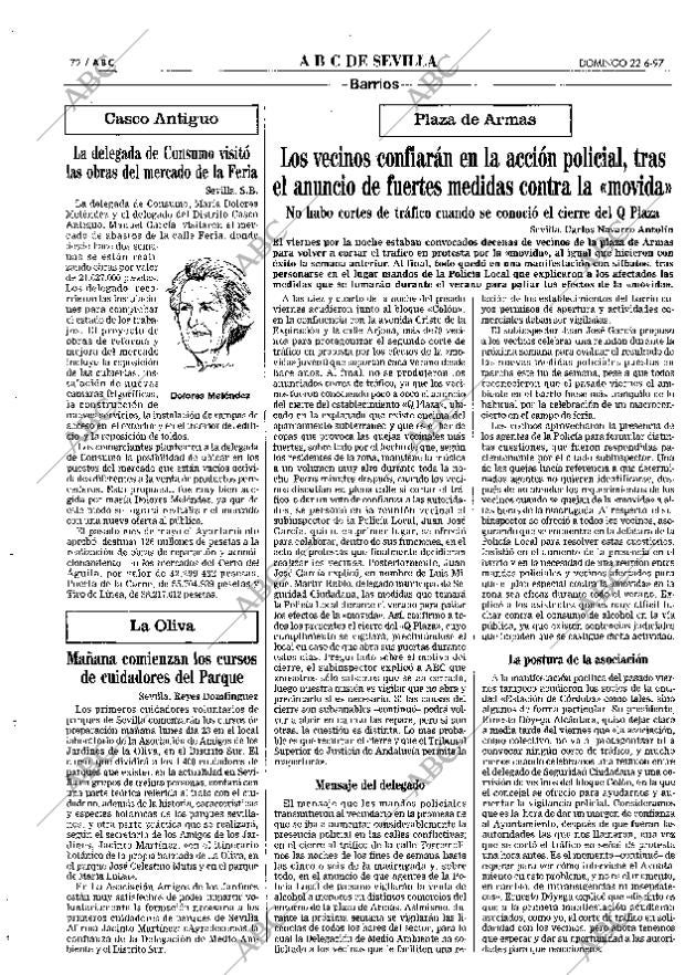 ABC SEVILLA 22-06-1997 página 72