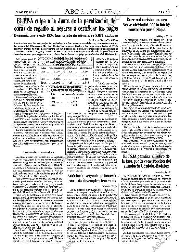 ABC SEVILLA 22-06-1997 página 81