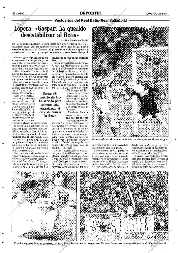 ABC SEVILLA 22-06-1997 página 88