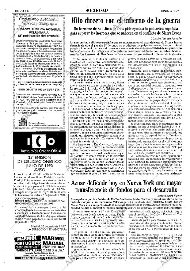 ABC SEVILLA 23-06-1997 página 108
