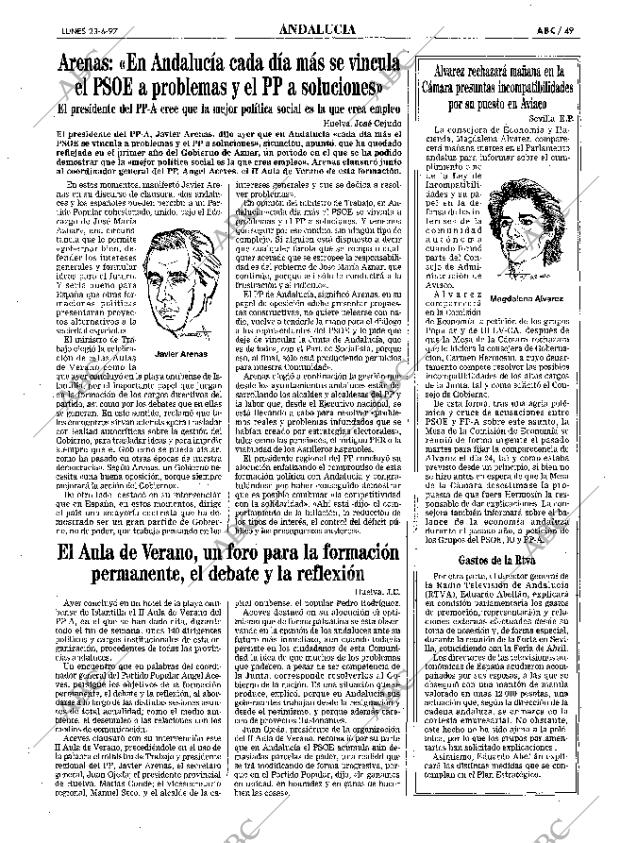 ABC SEVILLA 23-06-1997 página 49