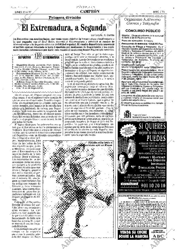 ABC SEVILLA 23-06-1997 página 75