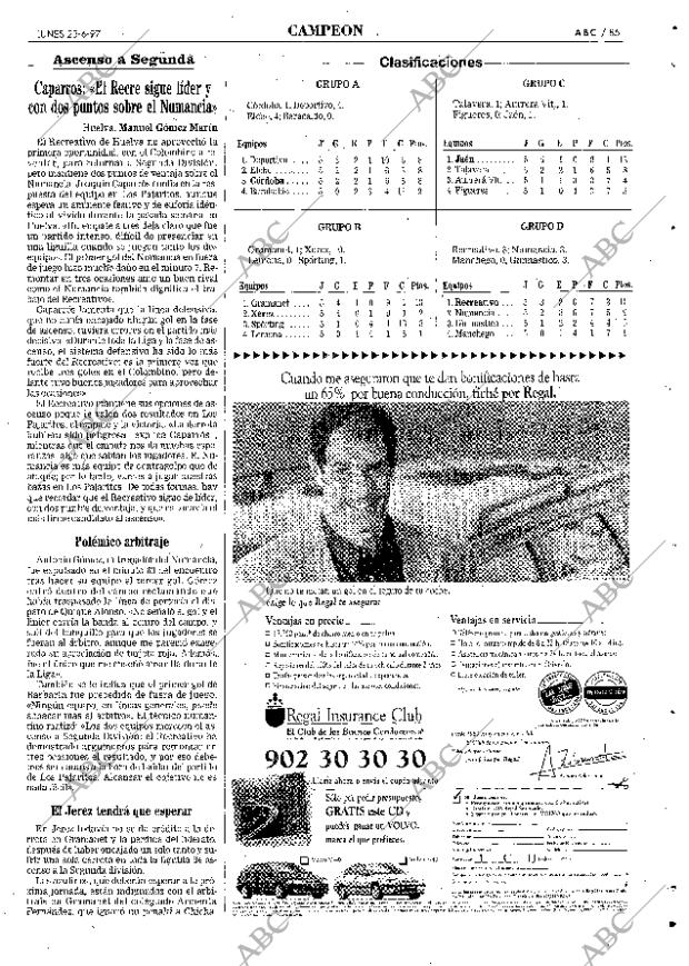 ABC SEVILLA 23-06-1997 página 85