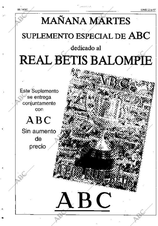 ABC SEVILLA 23-06-1997 página 88