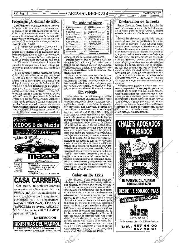 ABC SEVILLA 24-06-1997 página 16