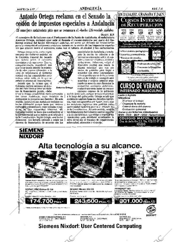 ABC SEVILLA 24-06-1997 página 41