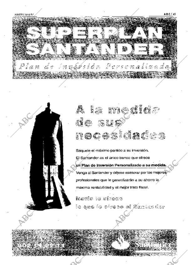 ABC SEVILLA 24-06-1997 página 45