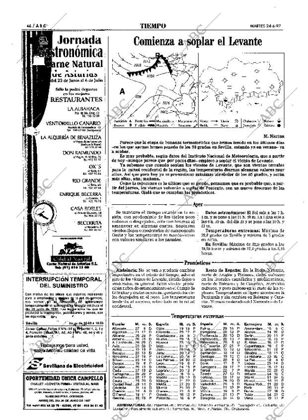 ABC SEVILLA 24-06-1997 página 46