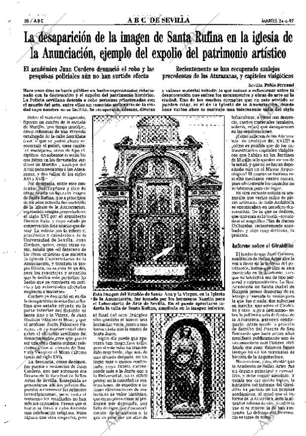 ABC SEVILLA 24-06-1997 página 58