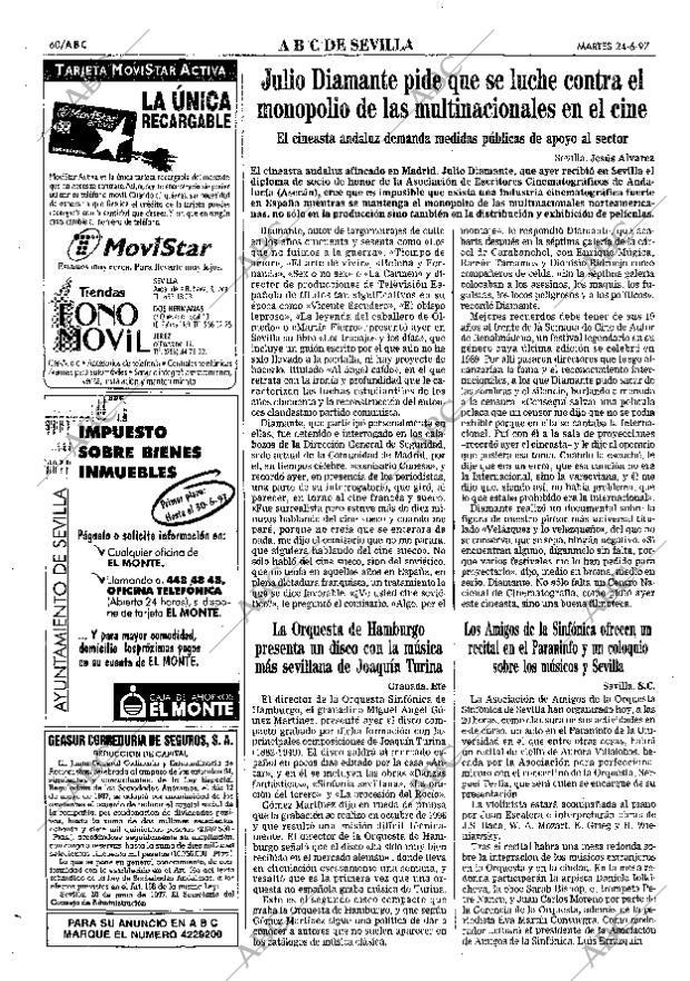 ABC SEVILLA 24-06-1997 página 60