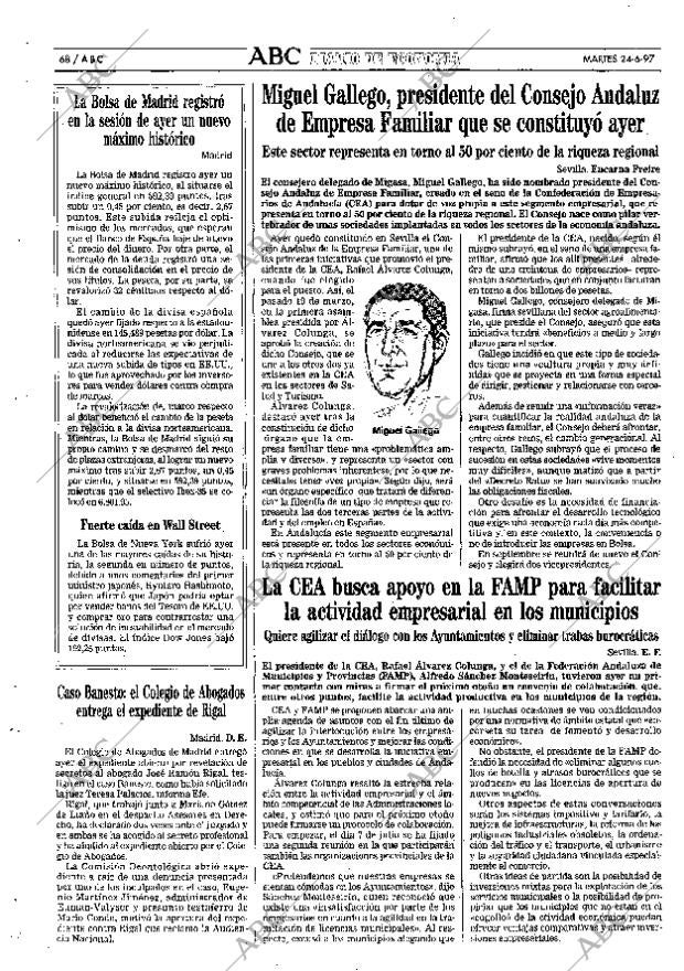 ABC SEVILLA 24-06-1997 página 68