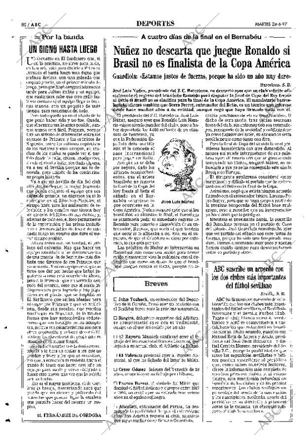 ABC SEVILLA 24-06-1997 página 80
