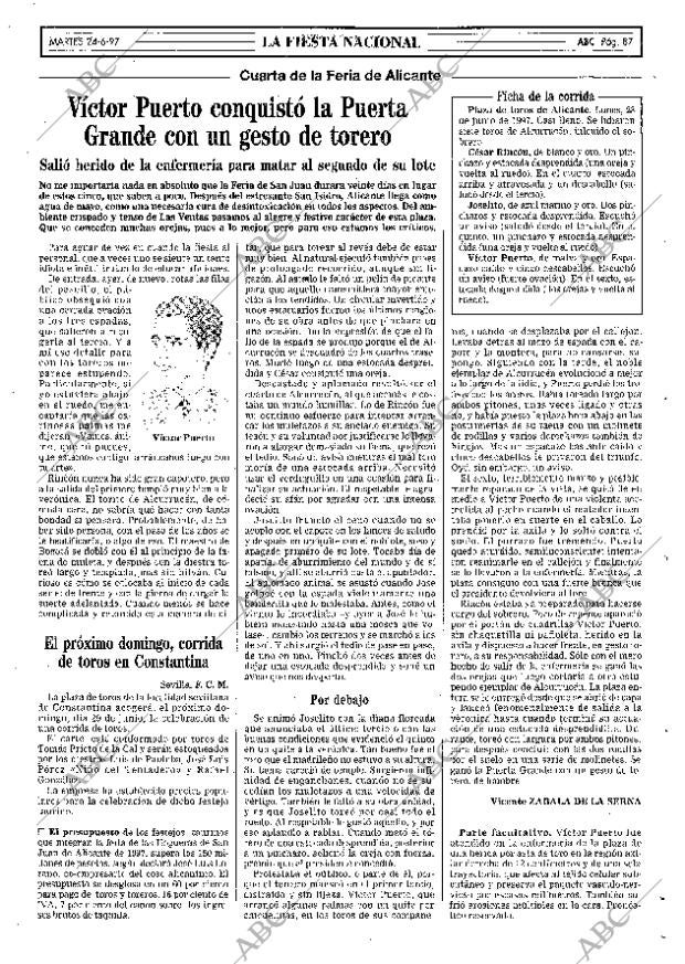 ABC SEVILLA 24-06-1997 página 87