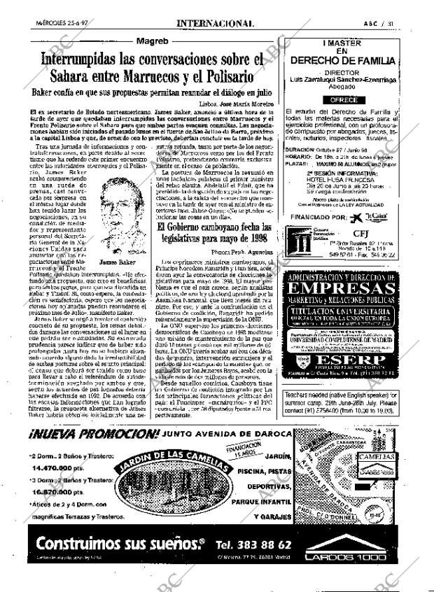 ABC MADRID 25-06-1997 página 31