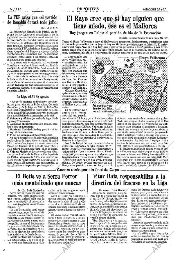 ABC MADRID 25-06-1997 página 76