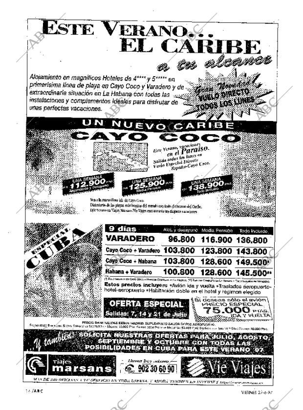 ABC MADRID 27-06-1997 página 14