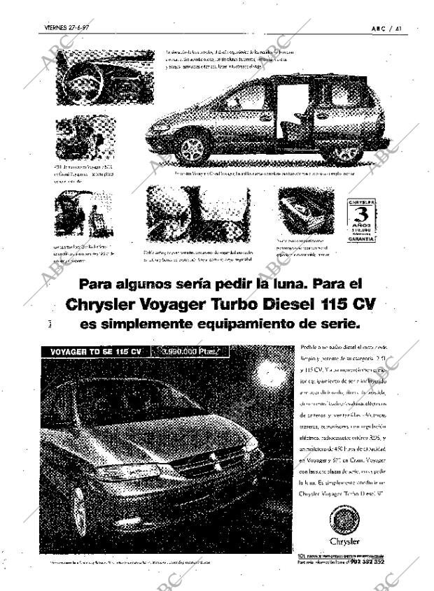 ABC MADRID 27-06-1997 página 41