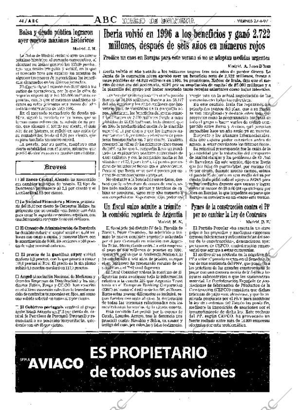 ABC MADRID 27-06-1997 página 44