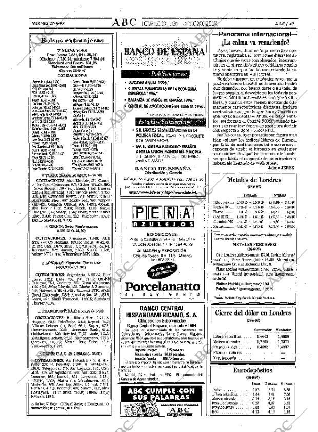 ABC MADRID 27-06-1997 página 49