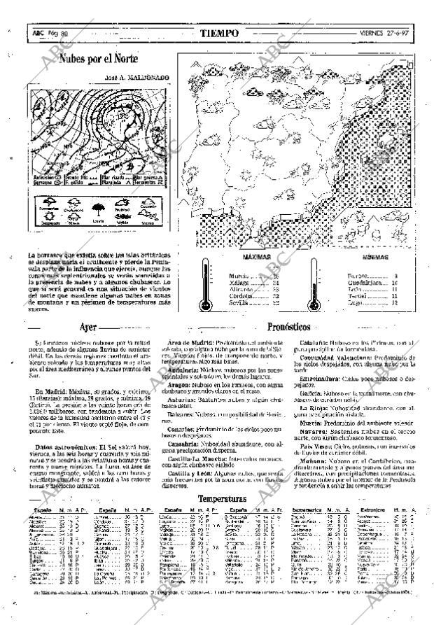 ABC MADRID 27-06-1997 página 80