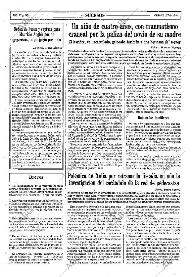 ABC MADRID 27-06-1997 página 88