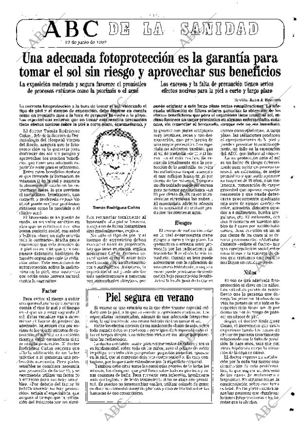 ABC SEVILLA 27-06-1997 página 83