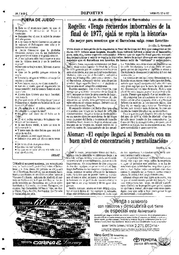 ABC SEVILLA 27-06-1997 página 88