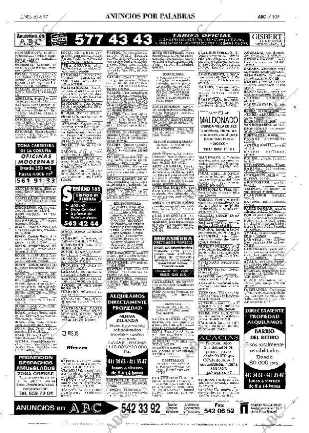ABC MADRID 30-06-1997 página 109
