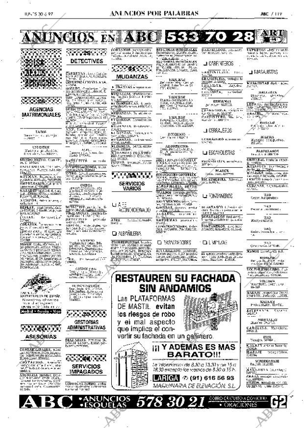 ABC MADRID 30-06-1997 página 119