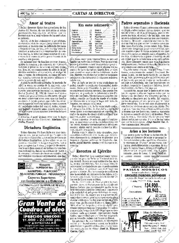 ABC MADRID 30-06-1997 página 16