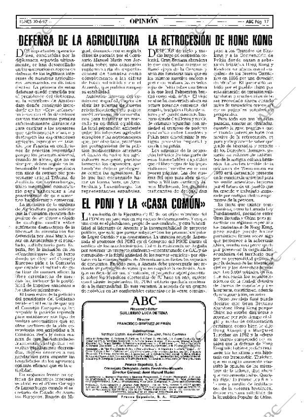 ABC MADRID 30-06-1997 página 17
