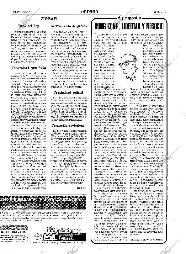 ABC MADRID 30-06-1997 página 19