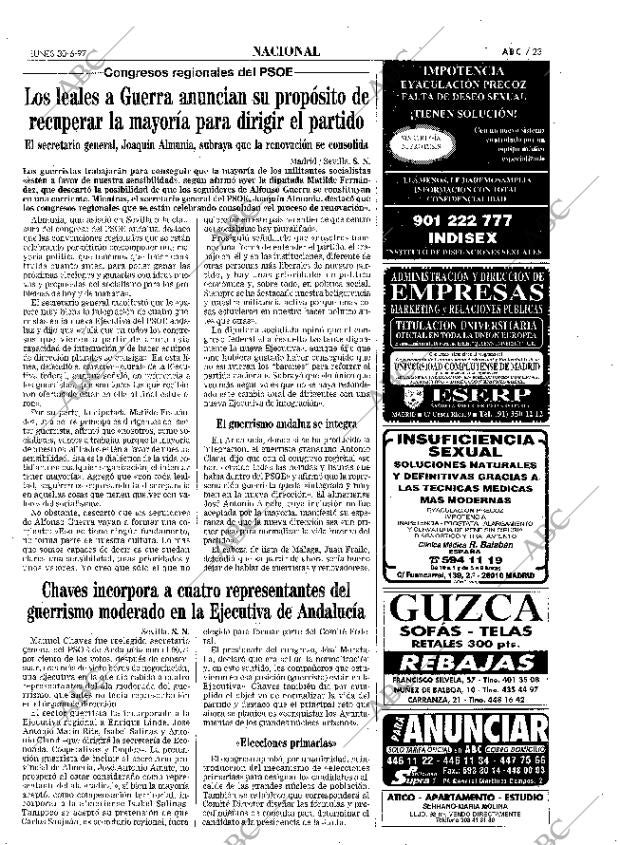 ABC MADRID 30-06-1997 página 23