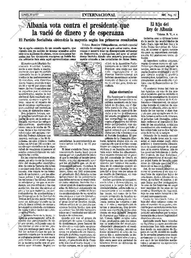 ABC MADRID 30-06-1997 página 43