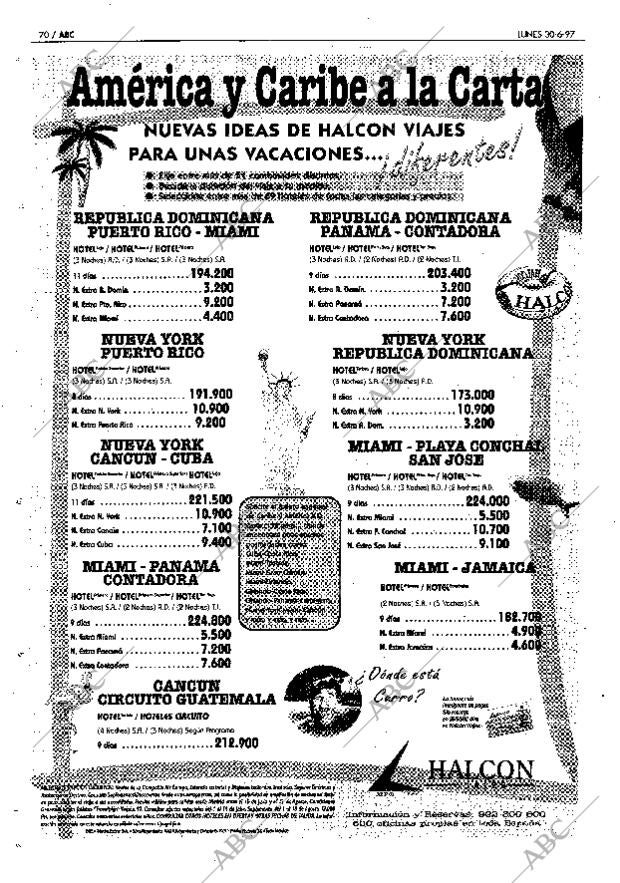 ABC MADRID 30-06-1997 página 70