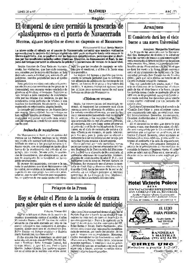 ABC MADRID 30-06-1997 página 71