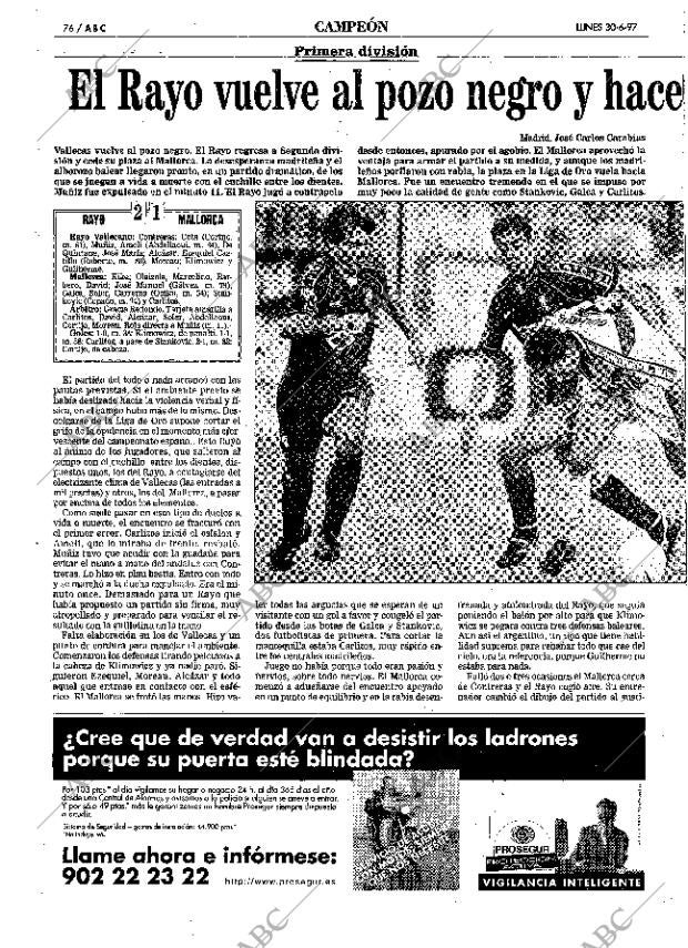 ABC MADRID 30-06-1997 página 76