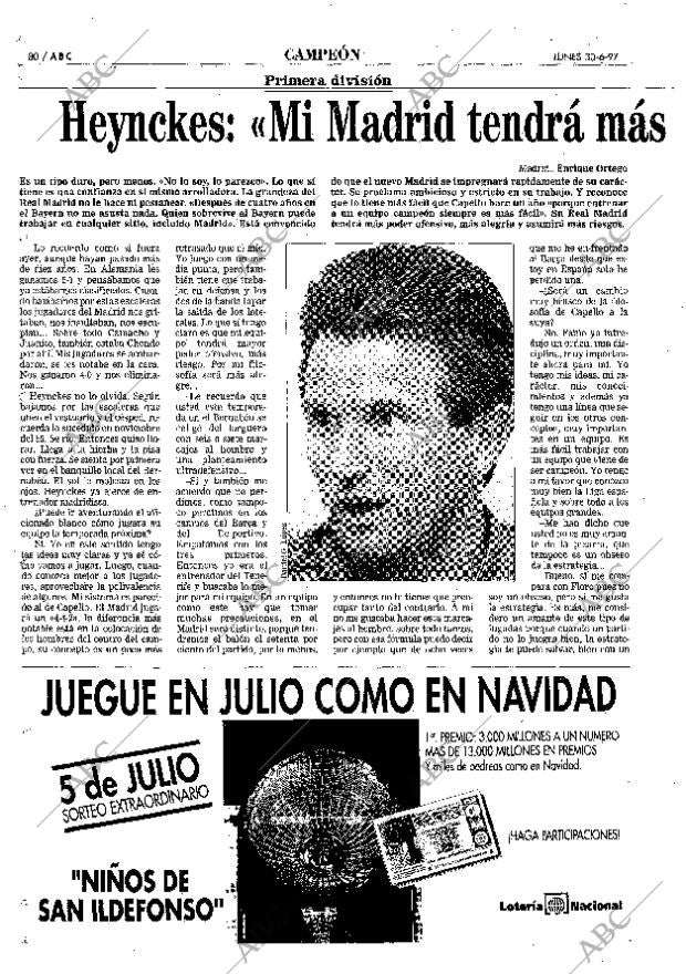ABC MADRID 30-06-1997 página 80