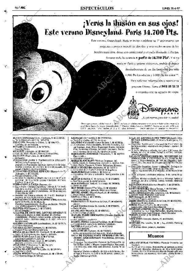 ABC MADRID 30-06-1997 página 96