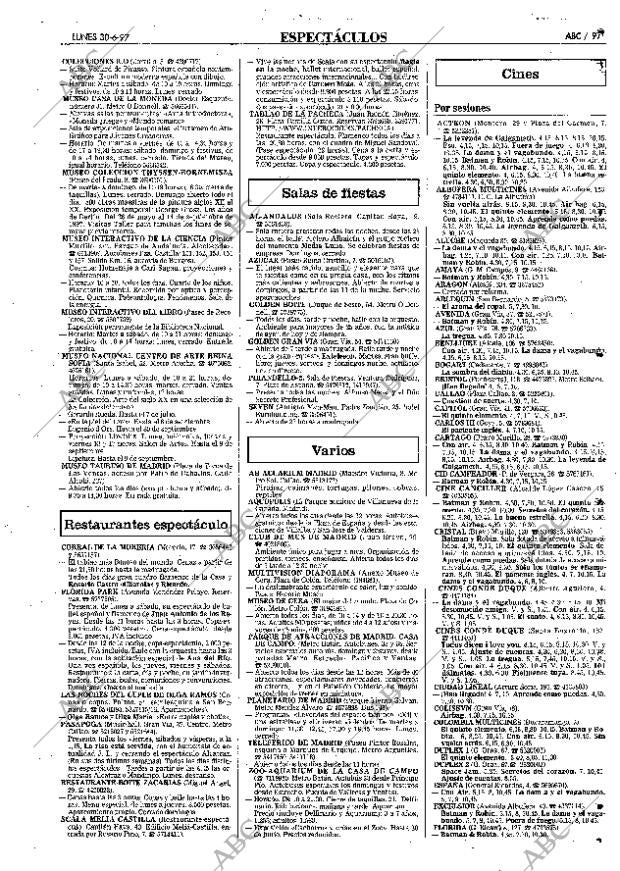 ABC MADRID 30-06-1997 página 97