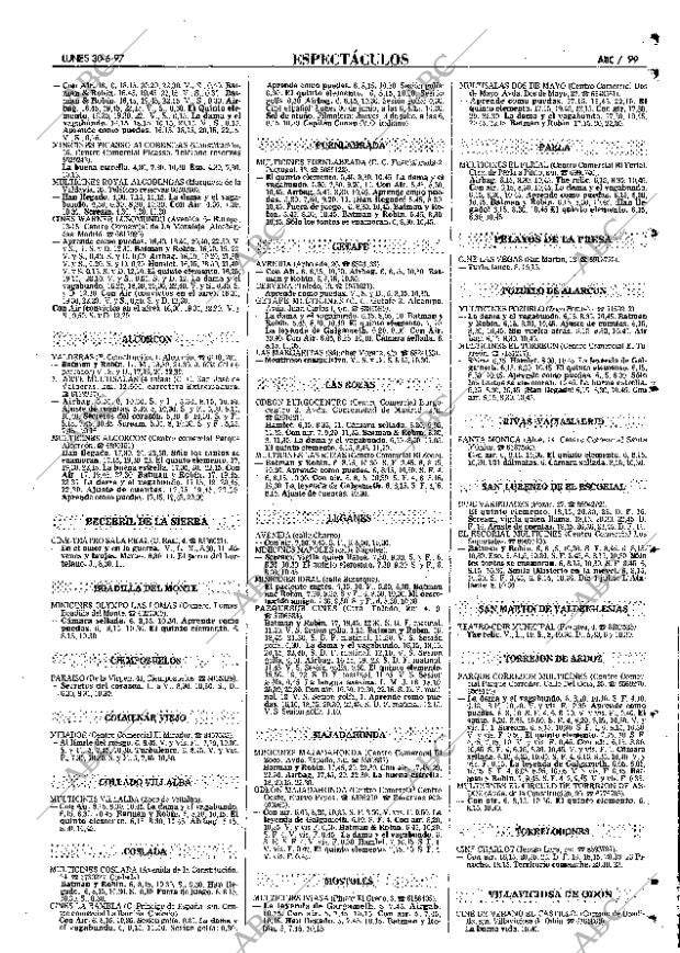 ABC MADRID 30-06-1997 página 99