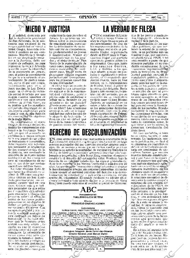 ABC MADRID 01-07-1997 página 21