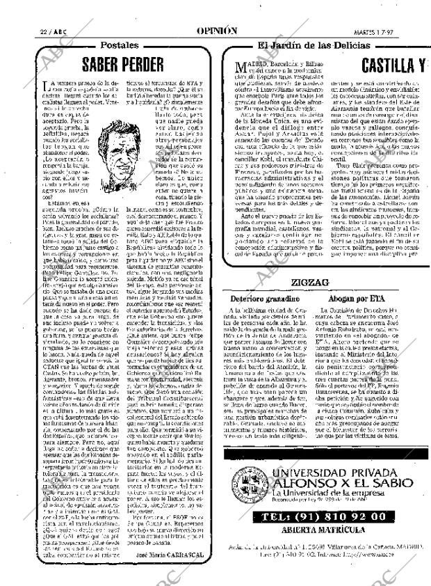 ABC MADRID 01-07-1997 página 22